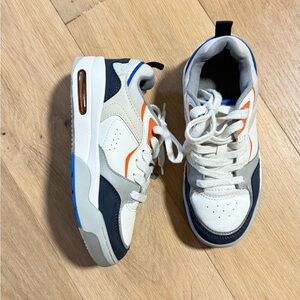 Zara Kids Cream and Blue Sneakers